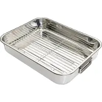 Kitchencraft Roestvrij Staal Braadslede 43x31 Cm