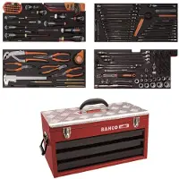 Bahco metalen koffer + inlays gevuld | 1483KHD3RB-FF4