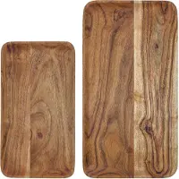 House Doctor Wood dienblad 2-delig Natuur