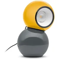 Stilnovo Tafellampe , Gravitino, dimbare, Geel, Woonkamer, Metaal, Designer