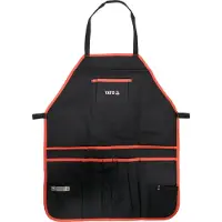 YATO Werkfartuch - Polyester - 69x56 cm - Zwart - Verstelbare Gesp