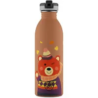 24Bottles Drinkfles 'Urban 500 ml' bruin / geel / donkerlila / rood