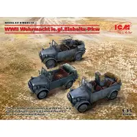 ICM WOII Wehrmacht le.gl.Einheitz-Pkw(le.gl.PKWKfz.1,le.gl.Einheitz-PkwKfz.2,PkwKfz4