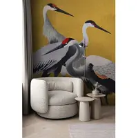 Komar Fotobehang Yellow Cranes