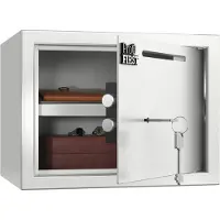 Profirst Meubelkluis of Afstortkluis Guardian 3 Inworpsleuf en Dubbelbaard sleutelslot Zilver