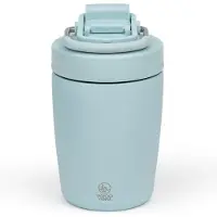 Leopold Vienna - Koffiebeker RVS thermosfles Moshi - Mint - 350ml