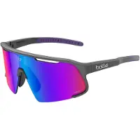 Bolle - Zonnebrillen - Speedchaser Titanium Matte - Volt Ultraviolet voor Unisex van Nylon - Grijs