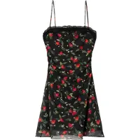 Bershka Jumpsuit groen / rood / zwart / wit