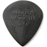 Dunlop Jim Ultex - Plectrums - Jazz III - 2,00 mm - Player's Pack 6 Stuks