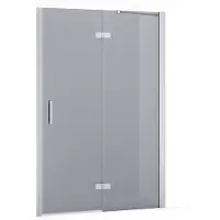 Maxaro Diamond Douchedeur 120cm Chroom Rookglas Draaideur 200cm Hoog 8mm Veiligheidsglas | Douchedeur | Draaideur Douche | Glazen Douchedeur