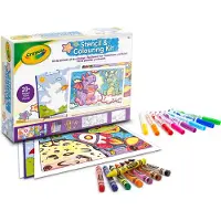 Crayola - Hobbypakket - Stencil Fun Set- Knutselset Voor Kinderen