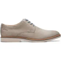Clarks ATTICUS LTLACE Wijdte G Veterschoenen | Maat 6 Heren Grijs