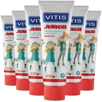 Vitis 6x Tandpasta Junior 75 Ml