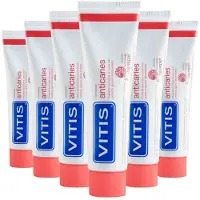 Vitis 6x Tandpasta Anticaries 75 ml