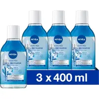 Nivea Skin Recharge Serum-Infused Micellair Water - Gezichtsreiniger - Reinigingswater - Make up remover - Voordeelverpakking - 3x 400 ml
