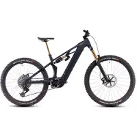 Cube Stereo Hybrid One77 HPC AT 800 Electric Volledig geveerde MTB Sram X0 Eagle AXS 12S 800 Wh 29''/27.5'' Carbon Grijs Zwart 2025 || Maat: S / 159-171 cm