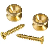 Daddario Solid Brass End Pins Brass (Pair)