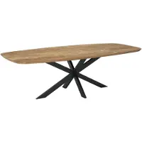 DTP Home Dining table Evo Danish oval 260,76x260x110 cm, recycled teakwood (Naturel, 260x110x76cm)