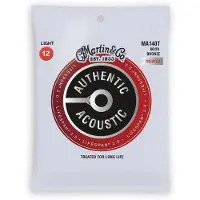 Martin strings MA140T AUTHENTIC TREATED LIGHT 80/20 BRONZE LIGHT 12-16-25-32-42-54