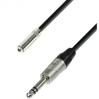 Adam hall 4 STAR Rean Balanced TRS 3.5mm Mini Jack (F) to TRS 1/4" Jack Cable 3m