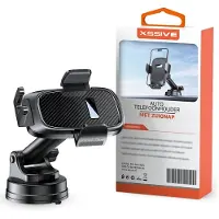 Xssive Telefoonhouder Auto Zuignap - 360 Graden Verstelbaar en Kantelbaar - GSM Houder Dashboard - Universele Smartphone Houder Voor Auto - Telefoonstandaard Voorruit