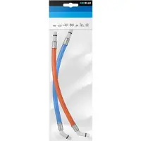 Proplus Flexibele slangaansluiting 25 cm - Rood/Blauw 45° Tule Blister