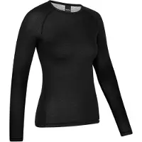 Gripgrab - Ride Thermal Lange Mouw Winter Fiets Ondershirt voor Dames Polygiene Base Layer Thermoshirt - Zwart - Vrouwen - Maat S