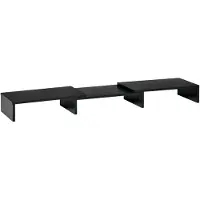 Vinsetto Monitor vergroot scherm vergroot bureau accessoires bureaubevestiging huis vergroot bevestiging schermbevestiging kantoorgadgets decoratief scherm gaming houten muurbevestiging in hoogte