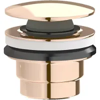 Plieger Roma 2 in 1 design afvoerplug rosé