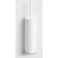 Clou Sjokker toiletborstel met wandhouder wit mat