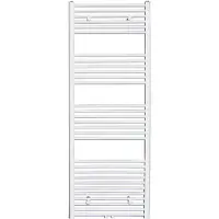 Sanicare design handdoekradiator 60x160cm midden aansluiting wit