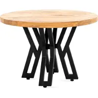 MD Interior Susy ronde salontafel mangohout 80cm