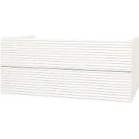 SaniGoods Maisy onderkast met ribbelfront 120cm wit