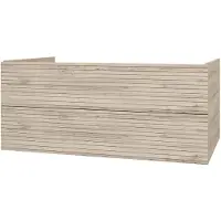 SaniGoods Maisy onderkast met ribbelfront 120cm eiken