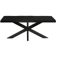 LivingFurn Norris eettafel spiderpoot 220x100cm