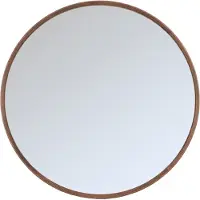 Label51 Oliva spiegel eiken rond 110cm donkerbruin