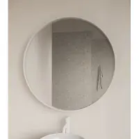 Gliss Design Asteri ronde spiegel 40cm mat wit