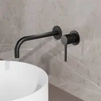 Best design High End Nero inbouw wastafelkraan zwart mat