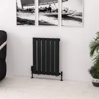 Eastbrook Warrington paneelradiator type 10 45x60cm 397W zwart mat