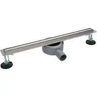 Badstuber douchegoot 80cm RVS
