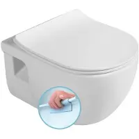 Sapho Brilla randloze toiletpot 36.5x53cm wit