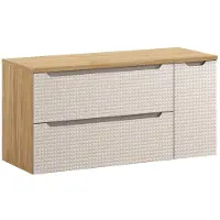 Comad Luxor Beige badmeubel 120cm met deur 30cm en wastafelblad