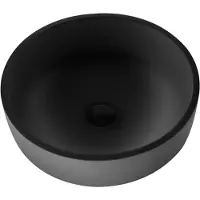 SaniGoods Preto waskom solid surface 42cm zwart mat