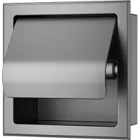 Mueller Mokri inbouw toiletrolhouder met klep gunmetal