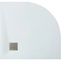 Badstuber SMC douchebak 90x90x2,6cm kwartrond wit