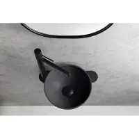 Sapho Minor toilet waskom beton 26cm antraciet