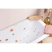 Lambini Designs Cube bubbelbad 170x75cm elektronisch met 6+4+2 hydrojets en 12 aerojets rose goud