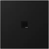 Polysan Treneca douchebak 90x90cm zwart mat