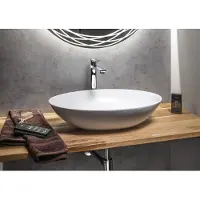 Sapho Thin waskom solid surface 60x40cm wit
