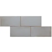 Terre d'Azur Terre-Spatula wandtegel 10x20cm cement
